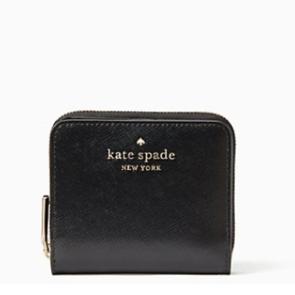 kate spade Handbags - Kate Spade Staci Small Zip Around Bifold Wallet Black